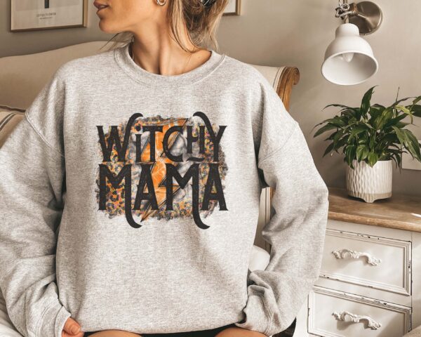 Witchy Mama Halloween Sweatshirt