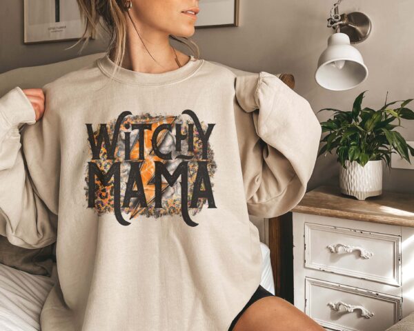 Witchy Mama Halloween Sweatshirt