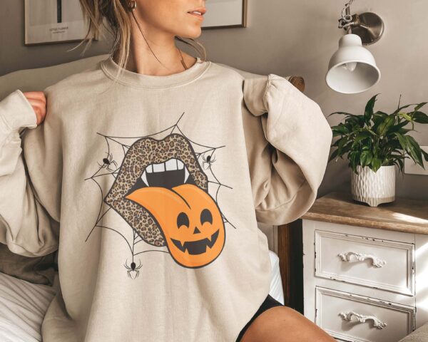 Lips Halloween Sweatshirt