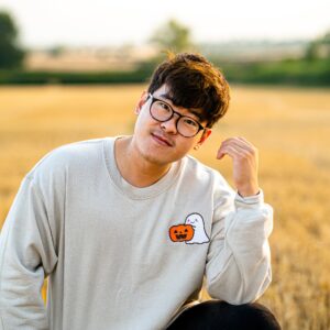 Pumpkin Ghost Embroidered Halloween Sweatshirt