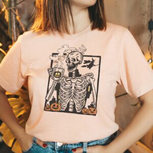 Skeleton Coffee Halloween Sweatshirt