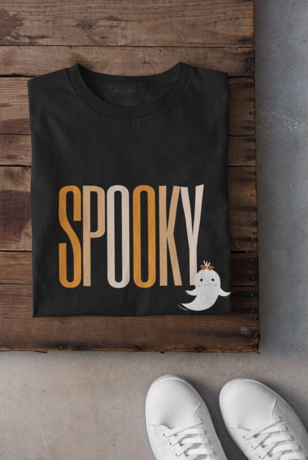 Spooky Halloween Shirt Small Ghost