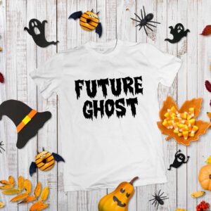 Black White Halloween Shirt Future Ghost