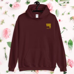 Mental Health Is Health Unisex Embroidered Hoodie