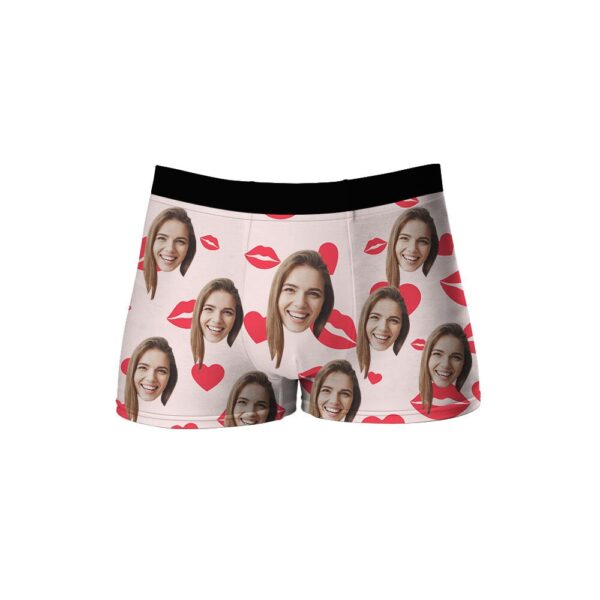 Custom Photo Couple Matching Boxers