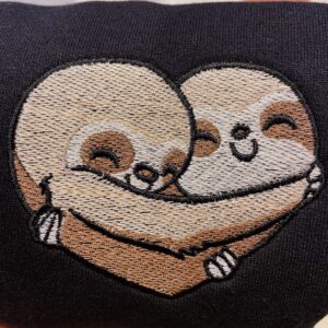 Cute Sloth Embroidered Sweatshirt