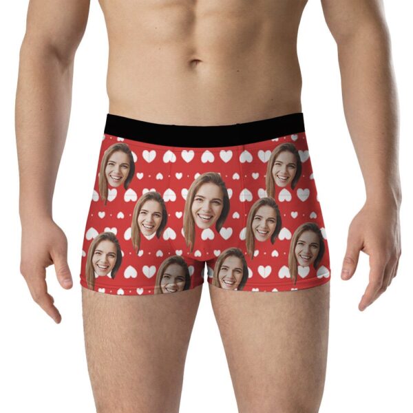 Custom Photo Couple Matching Boxers