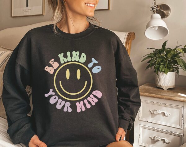 Happy Face Mental Health Sweatshirt