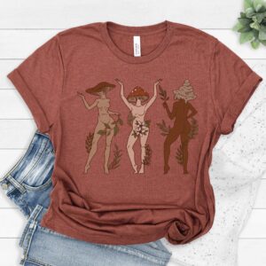 Mushroom Ladies Oversized T-Shirt