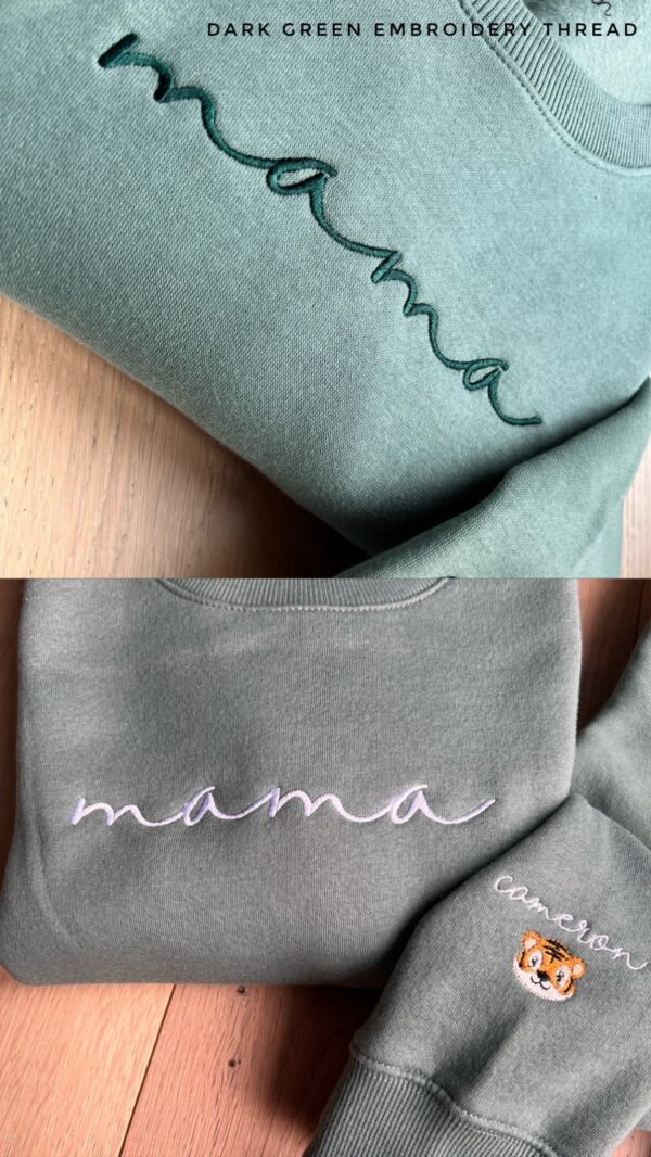 Embroidered Mama Sweatshirt