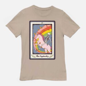 Skeleton The Audacity Tarot Card Shirt