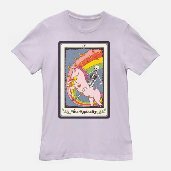 Skeleton The Audacity Tarot Card Shirt