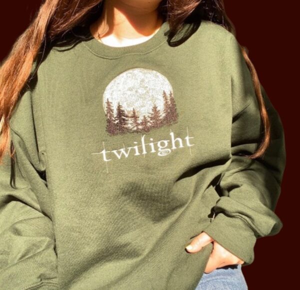 Embroidered Twilight Hoodie Sweatshirt