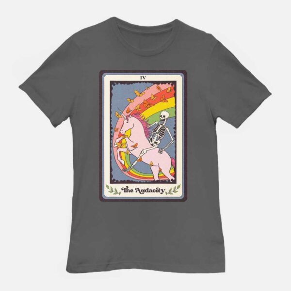 Skeleton The Audacity Tarot Card Shirt