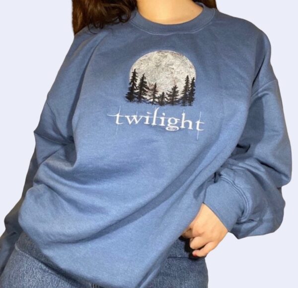 Embroidered Twilight Hoodie Sweatshirt