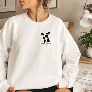 Heifer Please Cow Hoodie Sweatshirt