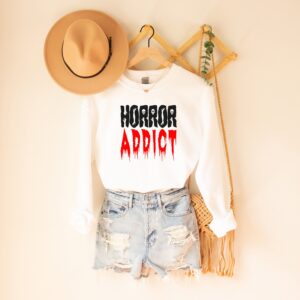 Horror Addict Horror Movie Sweatshirt