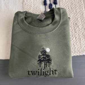 Embroidered Twilight Hoodie Sweatshirt