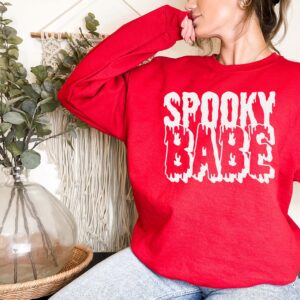 Spooky Babe Halloween Sweatshirt