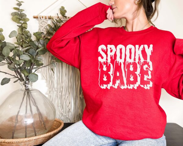 Spooky Babe Halloween Sweatshirt