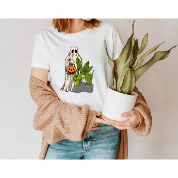 Ghost Pumpkin Tree Halloween Shirt