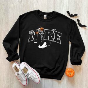 Skeleton Pumpkin Nike Halloween Shirt