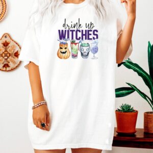 Drink Up Witches Shirt Halloween Party T-Shirt