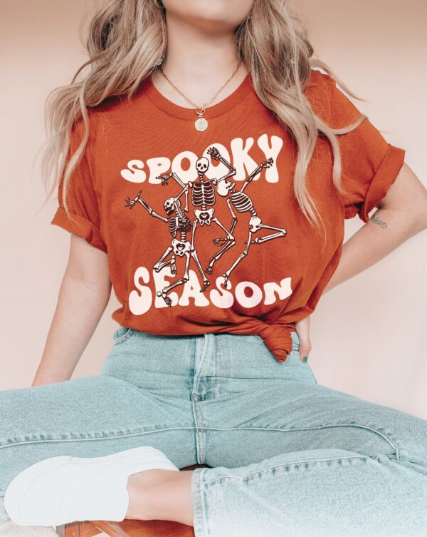 Spooky Season Shirt Skeleton Halloween