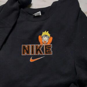 Brand Naruto Nike Embroidered Hoodie Sweatshirt