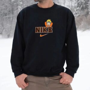 Brand Naruto Nike Embroidered Hoodie Sweatshirt