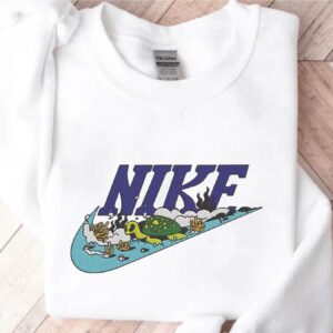 Ocean Embroidered Nike Sweatshirt Hoodie