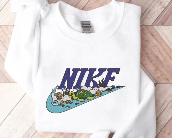 Ocean Embroidered Nike Sweatshirt Hoodie