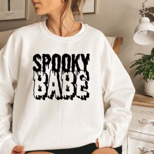 Spooky Babe Halloween Sweatshirt