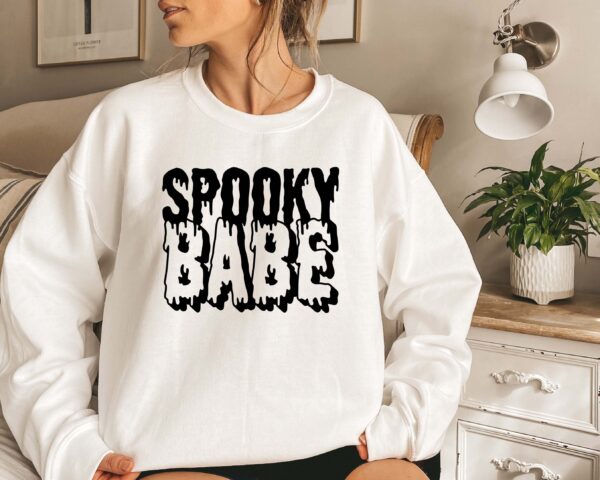 Spooky Babe Halloween Sweatshirt