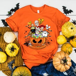 Mickey balloon Toy Story Halloween Pumpkin Halloween Shirt