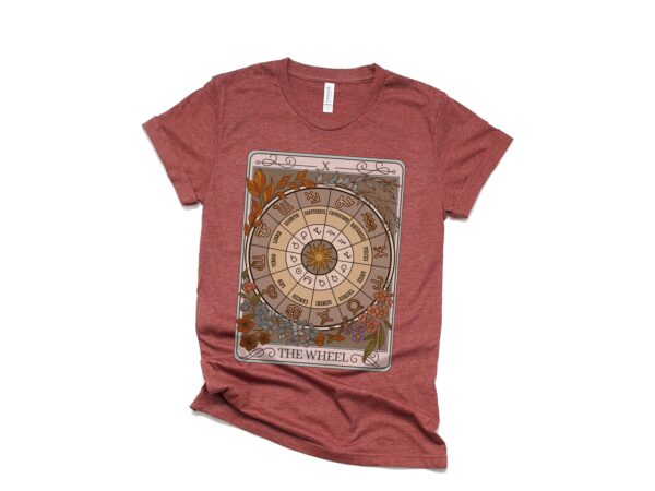 The Wheel Tarot Card Shirt