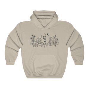 Skeleton Wildflower Halloween Hoodie