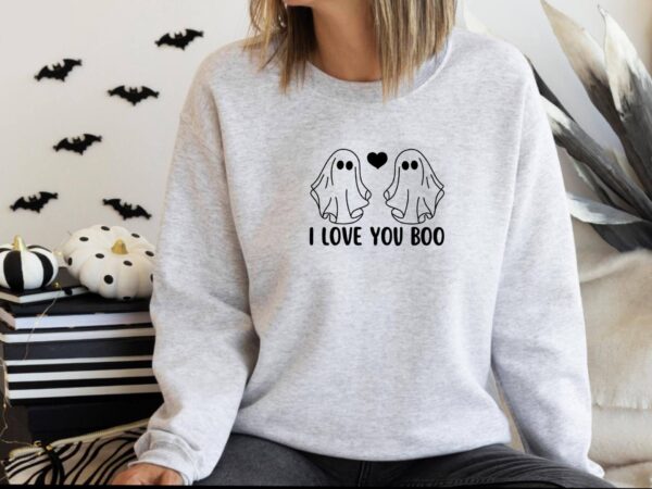 I Love You Boo Halloween Sweatshirt