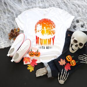 Mummy To Be Halloween Shirt Skeleton Halloween Shirt