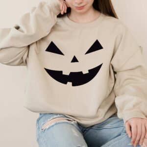 Funny Scary Pumpkin Sweatshirt