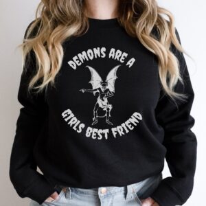 Demons Are A Girl Best Friend Halloween Sweatshirt