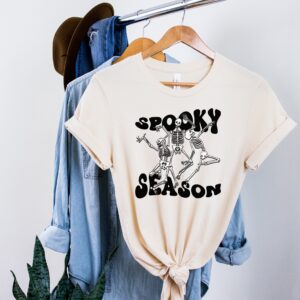 Spooky Season Shirt Skeleton Halloween Shirt