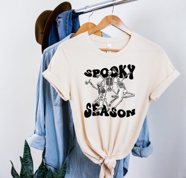 Spooky Season Shirt Skeleton Halloween