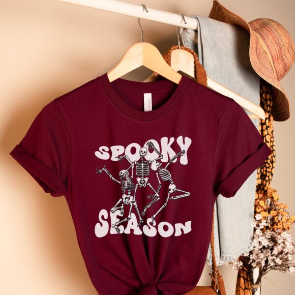 Spooky Season Shirt Skeleton Halloween