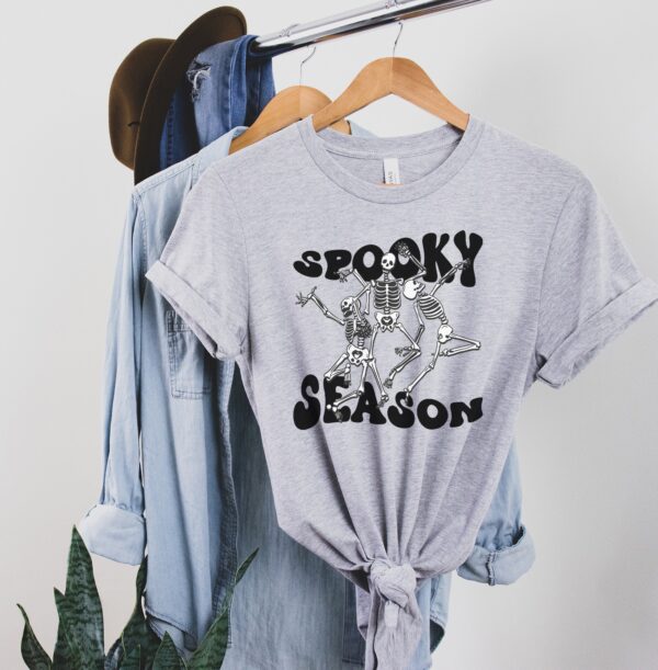 Spooky Season Shirt Skeleton Halloween