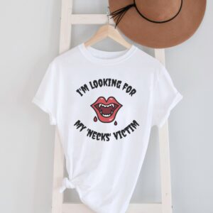 Looking For My Neck Victim Shirt Vampire Tee Shirt