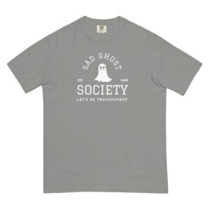 Sad Ghost Society Shirt Funny Ghost Halloween Shirt