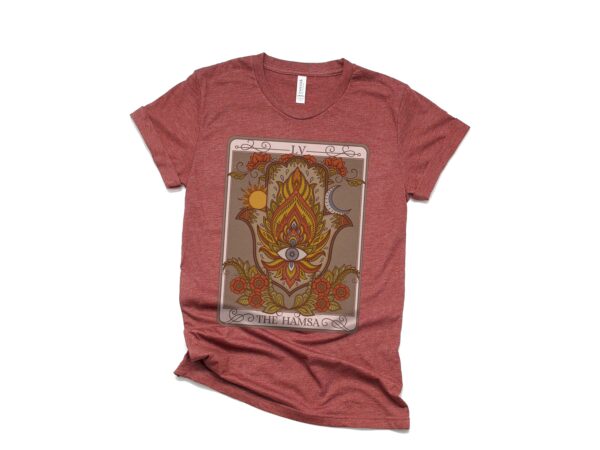 Hamsa Hand Tarot Card Shirt