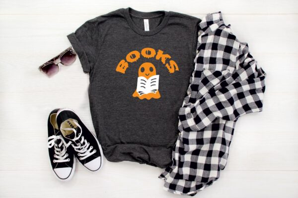 Halloween Boo Books Shirt Funny