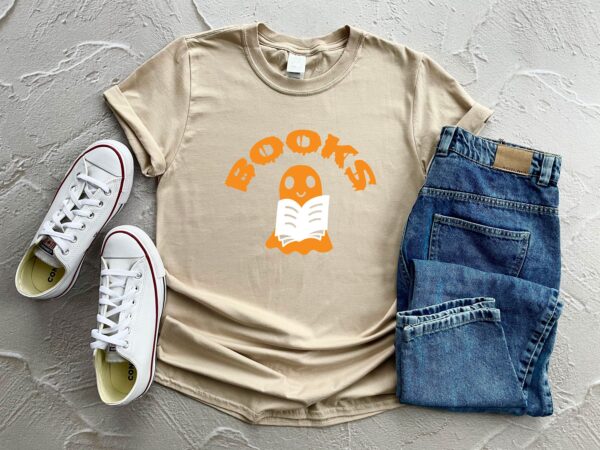 Halloween Boo Books Shirt Funny